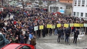Protest u Štrpcu