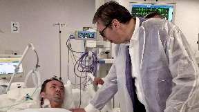 Vučić posetio ranjenog
