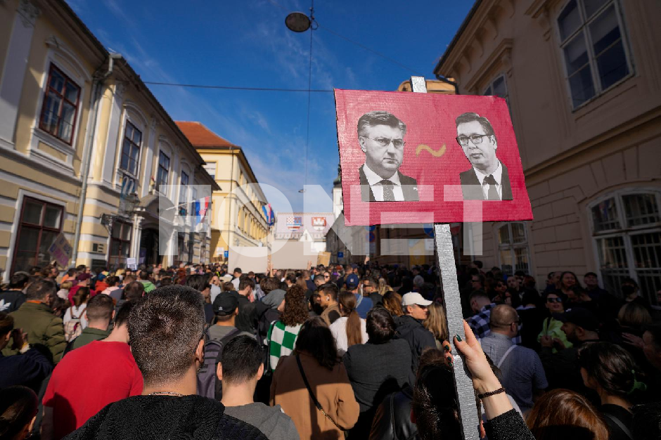 FoNet/AP-PROTEST-ZAGREB