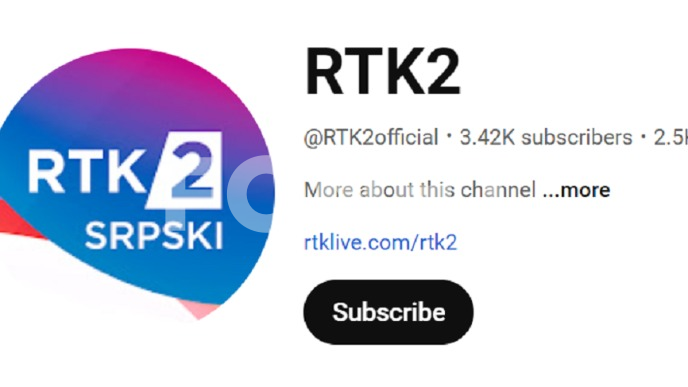 RTK2 nije nadležan za sajt