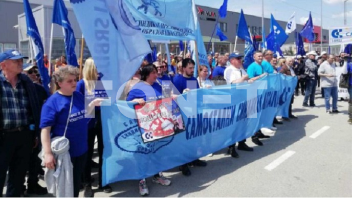Štrajk sindikata radnika Jure