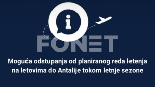Moguća kašnjenja za Antaliju