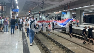 Blokirana pruga na Prokopu