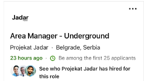 Tepić: Otkud oglas za rudnik