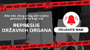 Prijave zbog represije države 