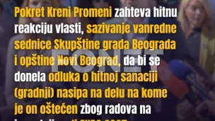 Hitno sanirati nasip