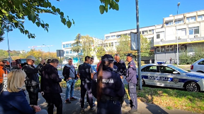 Protest završen, bager prošao