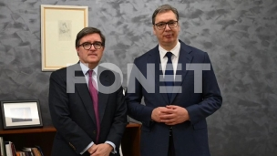 Vučić sa Lajčakom i O'Brajanom