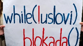 Protest završen, blokade traju