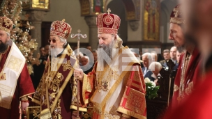 Patrijarh na liturgiji