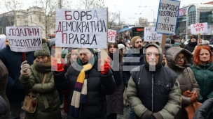 Zastala Srbija, uz studente