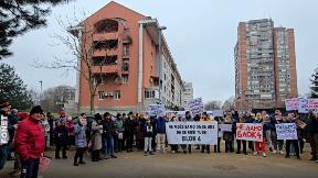 Protest stanara bloka 4