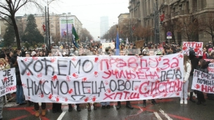 AP: Štrajk predvođen studentima