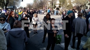 Doček studenata pred KPU