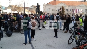 Biciklisti dočekani u Inđiji