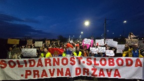 Blokada izlaza na Pančevac