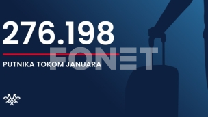 U januaru 276.000 putnika