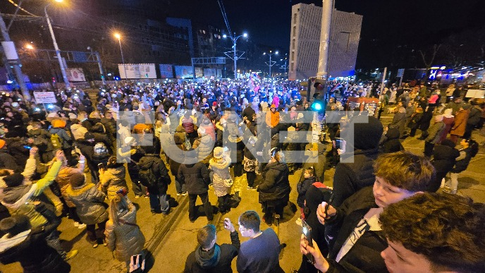 Protest i tišina na Zvezdari