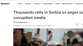 Svetski mediji o protestima
