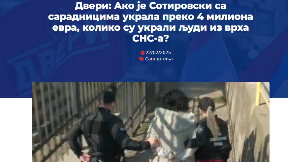 SNS vlast ogrezla u kriminalu