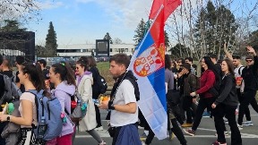 Nastavljen studentski marš