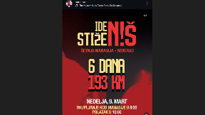 Peške iz Niša do Beograda