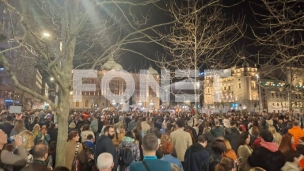 Studenti se okupljaju na Trgu