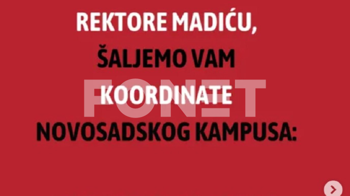 Madić zaboravio svoje studente