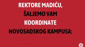 Madić zaboravio svoje studente