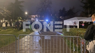 Skandiranje u Pionirskom parku