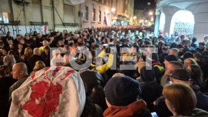 Protest okončan tišinom