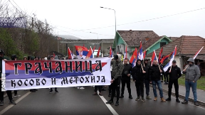 Peške na skup u Beogradu