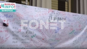 Protest u prazničnoj atmosferi