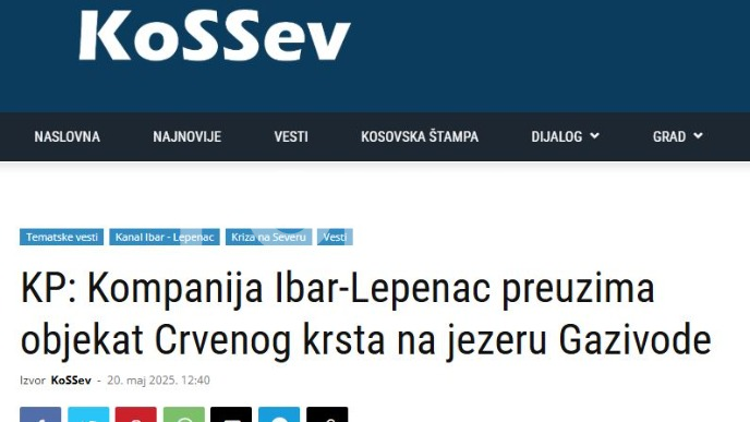 Ibar - Lepenac preuzima objekat