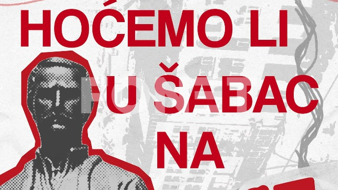 Studentski protest u Šapcu