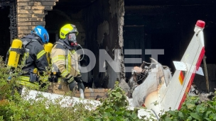 Pao mali avion, dve žrtve