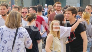 Okupljanje na Andrićevom vencu