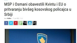 Obaveštena Kvinta i EU