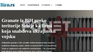 Granate iz BiH preko Srbije 