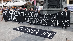 Antiratna akcija u Zagrebu
