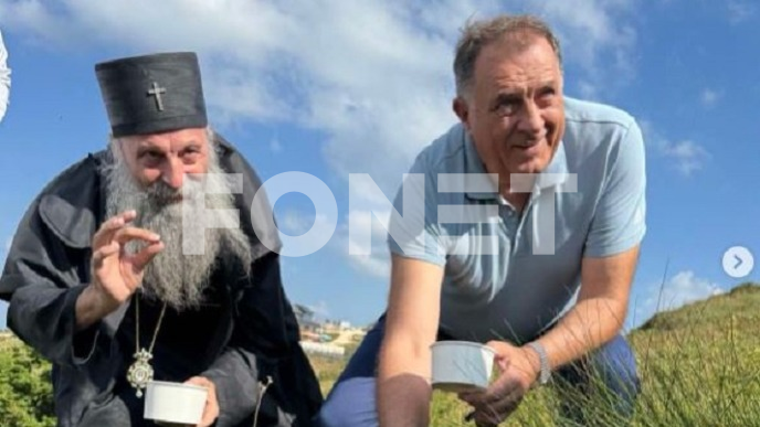 Berba borovnica sa patrijarhom