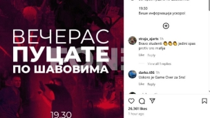 Okupljanje ispred BIA