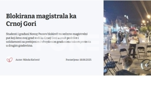 Građani blokirali magistralu