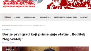 Roditelj negovatelj u Boru