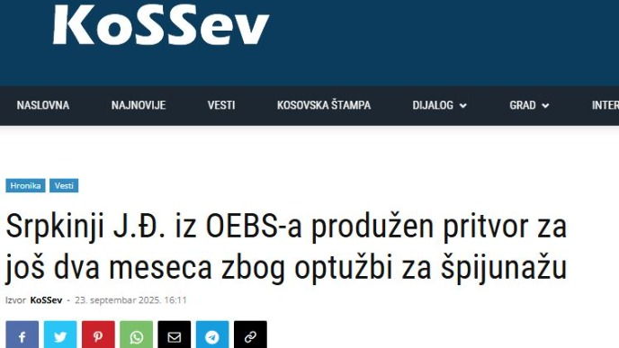 Produžen pritvor za dva meseca