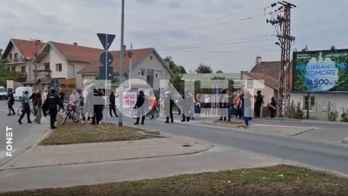 Kordon Žandarmerije na mostu