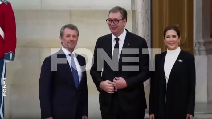 Vučić na večeri kod kralja