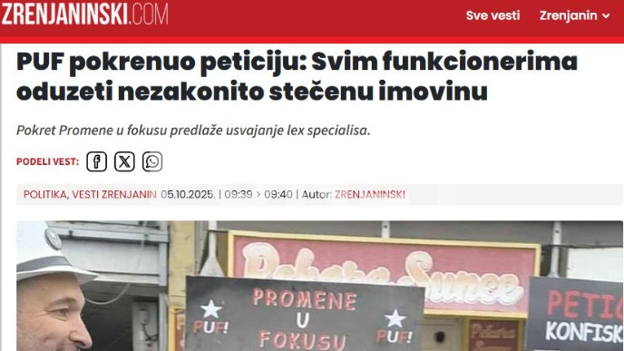 Za lex specialis o imovini 