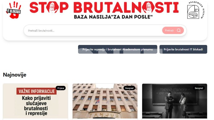 Počela evidencija nasilja