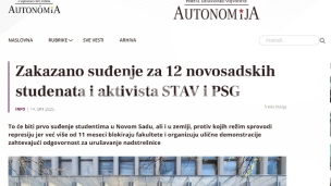 Zakazano suđenje